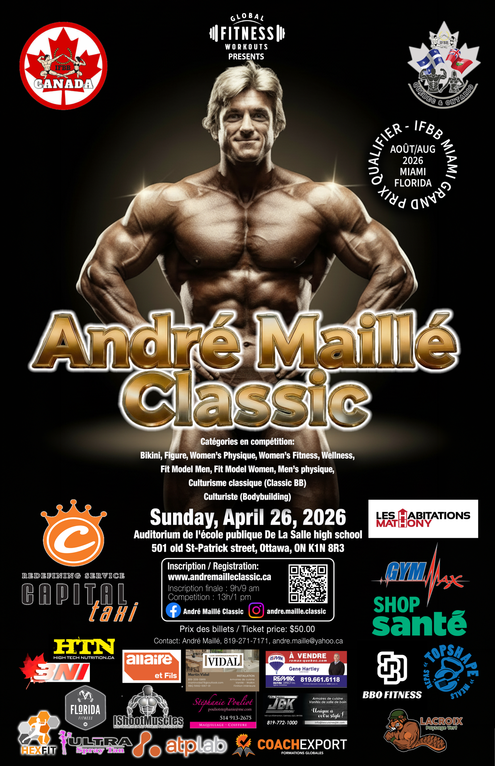 André Maillé Classic Ottawa 2026 Poster